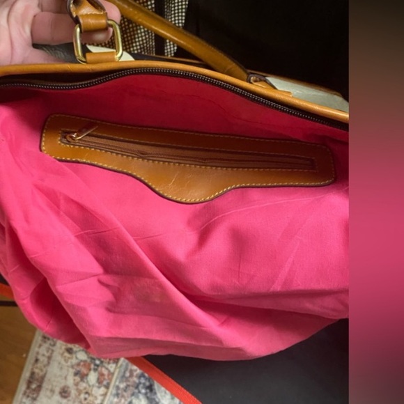 Vintage Tiger Print  Leather Handbag/Shoulder Bag (medium size) Never Used - Picture 7 of 12